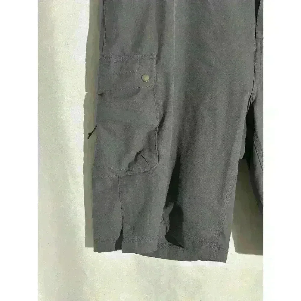 Men’s NOVANA Cycle Shorts charcoal, gray Cargo Liner Orange‎ Gel Padding Size XL